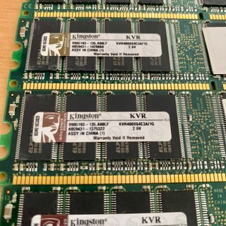 Memoria Ram kingston kvr400x64c3a/1g