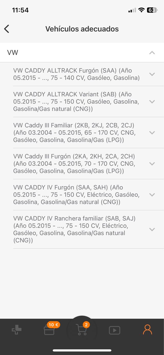 Casquillo del cojinete, ballesta