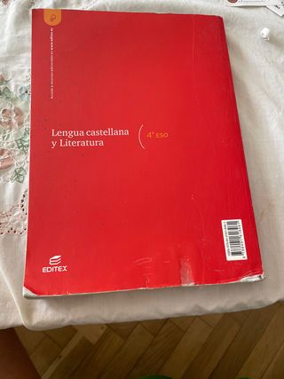 libro lengua castellana y literatura 4 eso