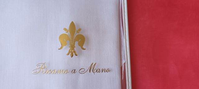 Set Asciugamani vintage puro lino ricamo a mano