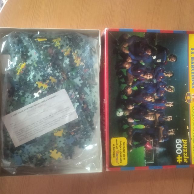 Puzzle FC Barcelona Campió de la lliga 1984-85