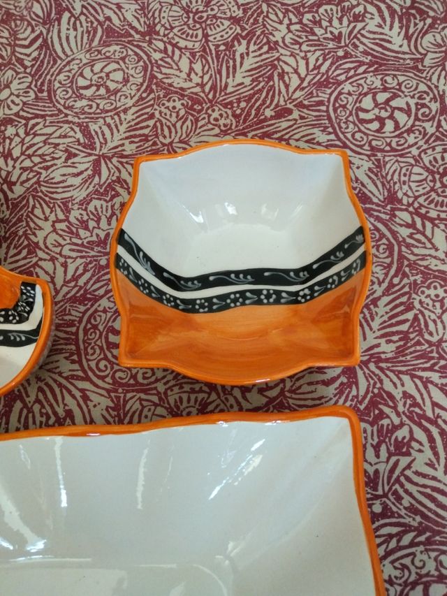 FUENTE MAS DOS CUENCOS CERAMICA