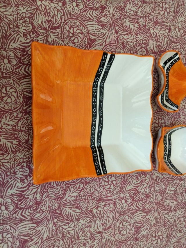 FUENTE MAS DOS CUENCOS CERAMICA