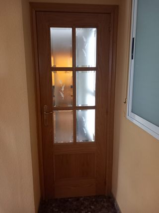 6 CRISTALES TALLADOS Y AL ÁCIDO PARA PUERTA