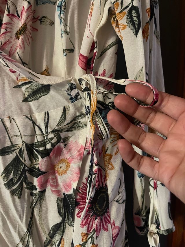 vestido Springfield cruzado