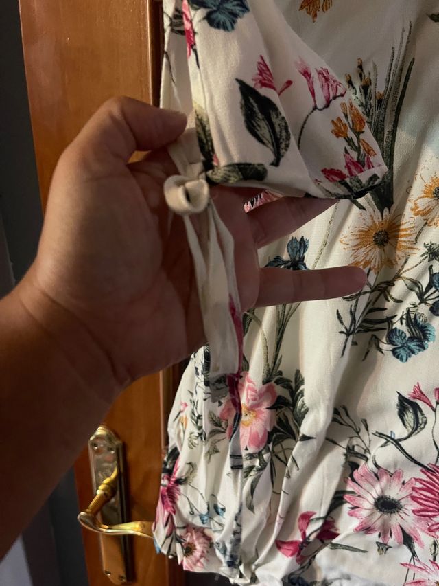 vestido Springfield cruzado