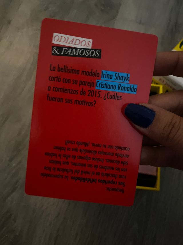 El juego de l@s celebrities