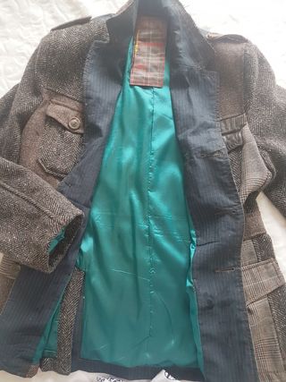 Parka / Sobre camisa de lana y viscosa