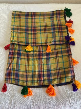 Pañuelo cuadrado de cuadros