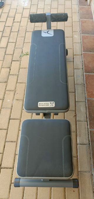 Banco de pesas y abdominales