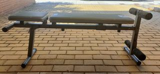 Banco de pesas y abdominales