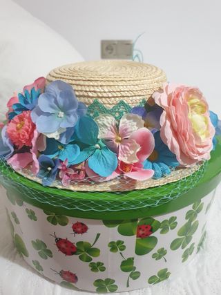 Sombrero boda Canotier