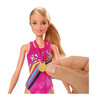 Barbie natación,muñeca y accesorios.