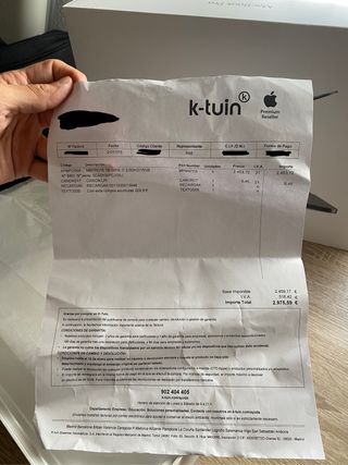 MacBook Pro 15 pulgadas 2018