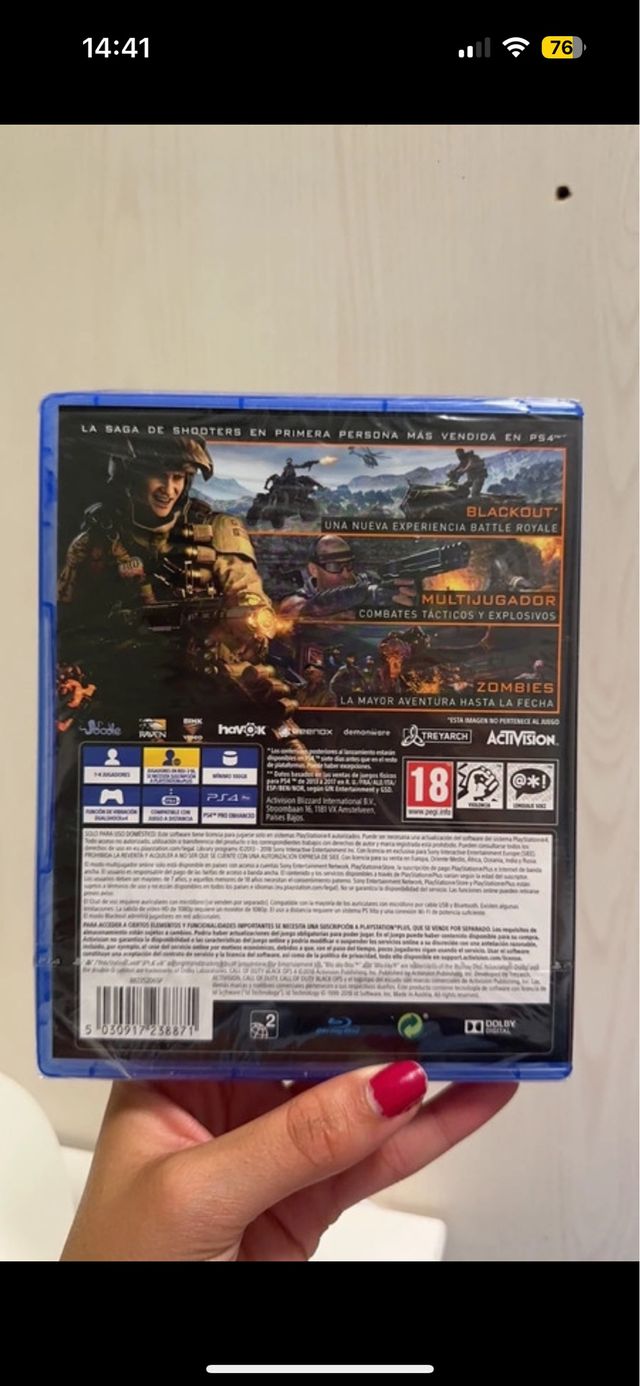 Call of duty black ops para PS4