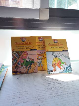 Libros salteados Geronimo Stilton