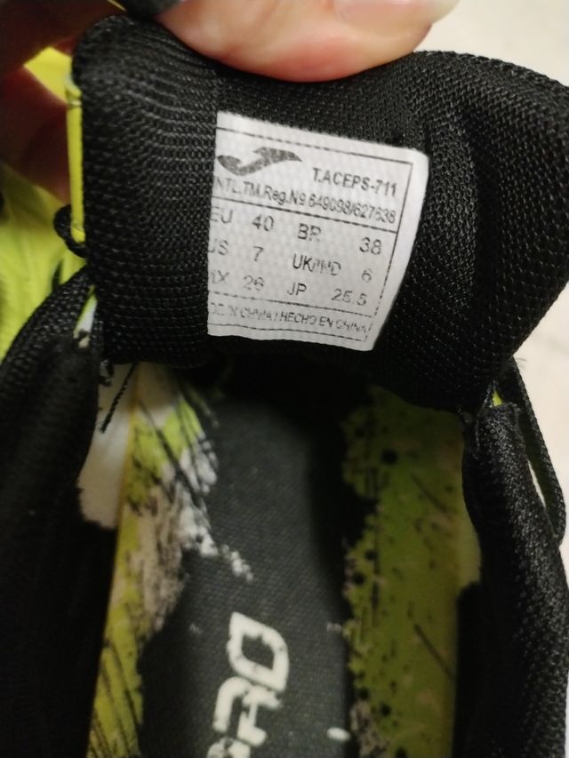 Zapatilla Joma Ace-Pro amarillo negro tenis/fútbol