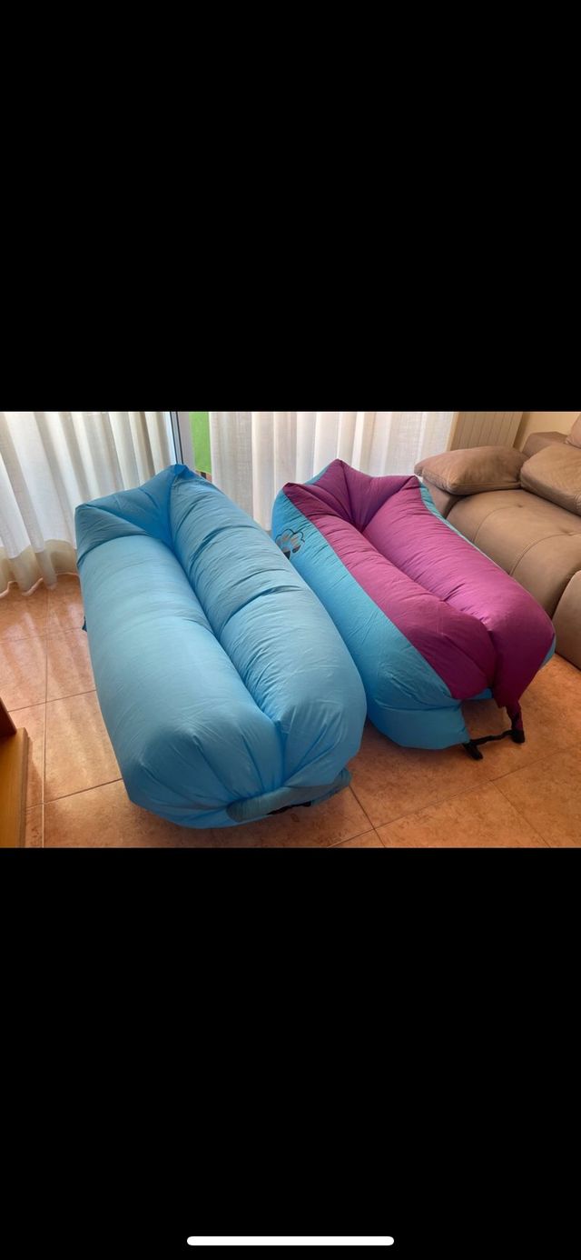 2 hamacas inflables.
