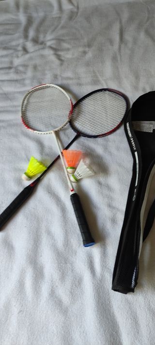 Raquetas de badminton.