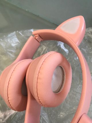 Cuffie wireless con orecchie a forma di gatto