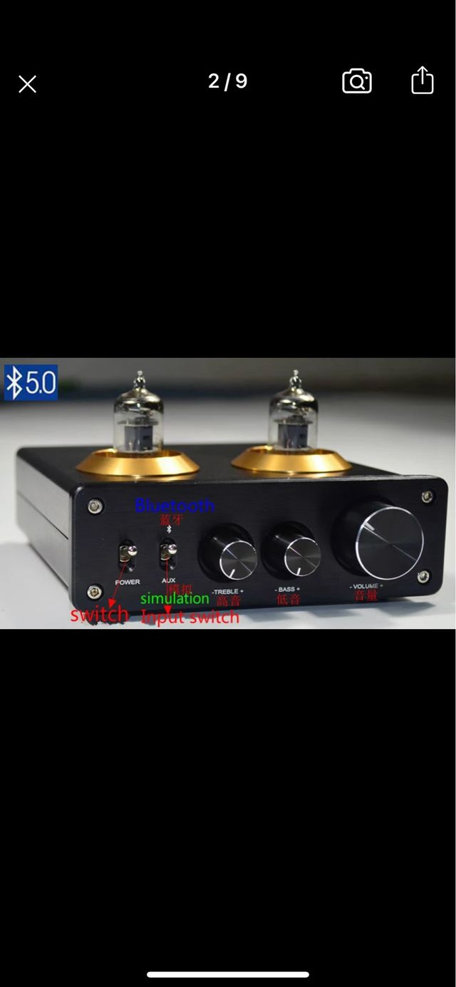 PREAMPLIFICADOR de Audio de tubo de vacío