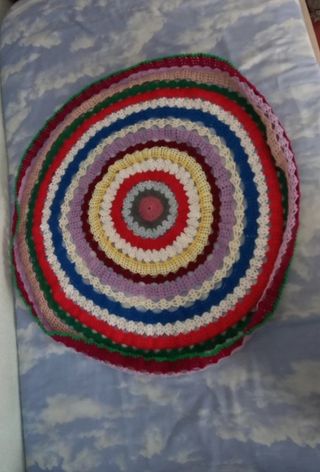 Mantel de ganchillo colores