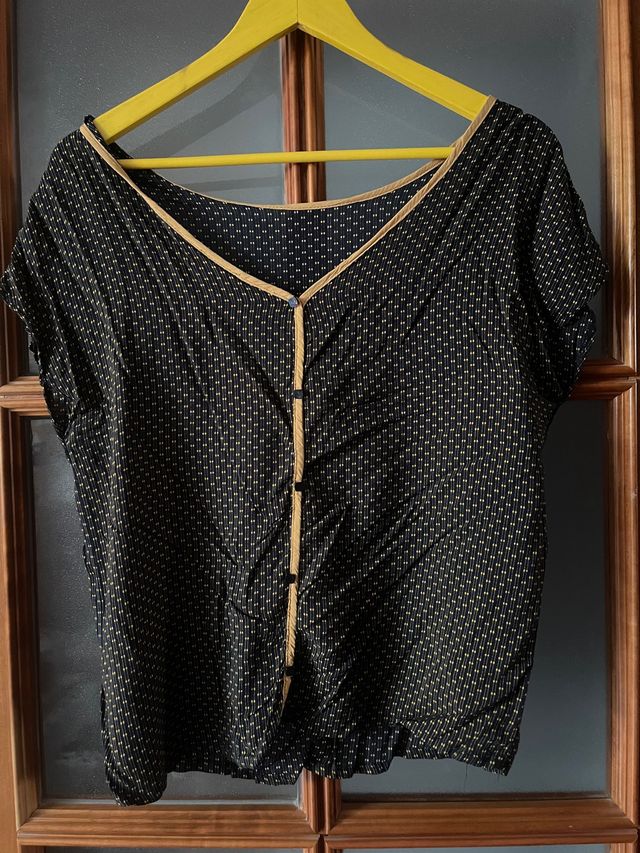 Blusa manga corta