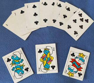 Mini Mazzo di Carte “Puffi” Corriere dei Piccoli