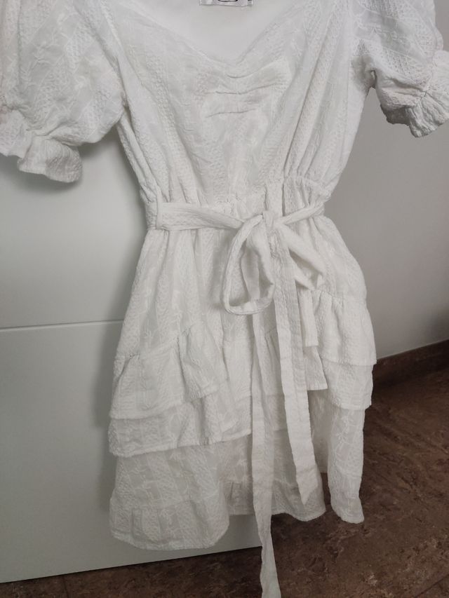Vestido boho branco