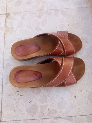 Sandalias Vaquetillas marrones 