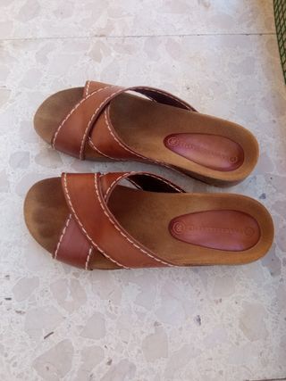 Sandalias Vaquetillas marrones 