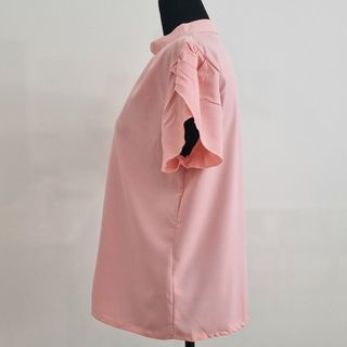 Blusa rosa hombro tulipán Talla XL Shein