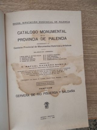 Catálogo Monumental de Palencia
