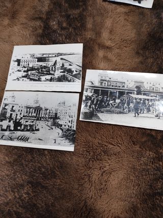 8Libros y 10 copias fotos antiguas de Cádiz