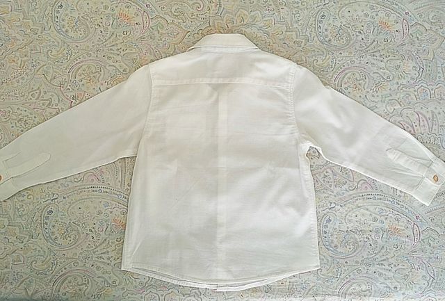 Camisa blanca ceremonia Zara talla 3 años