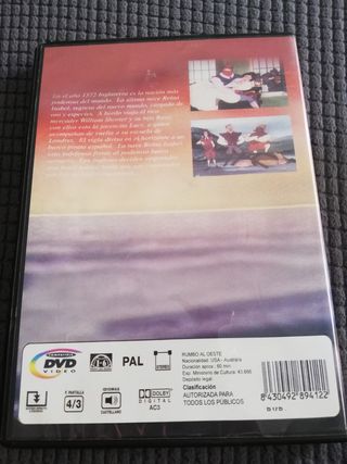 DVD Rumbo al Oeste 