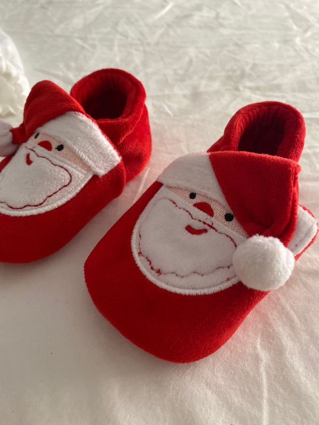 Zapatillas casa bebe navidad