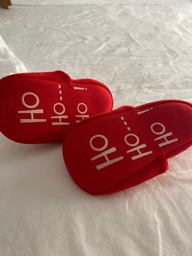 Zapatillas casa bebe navidad