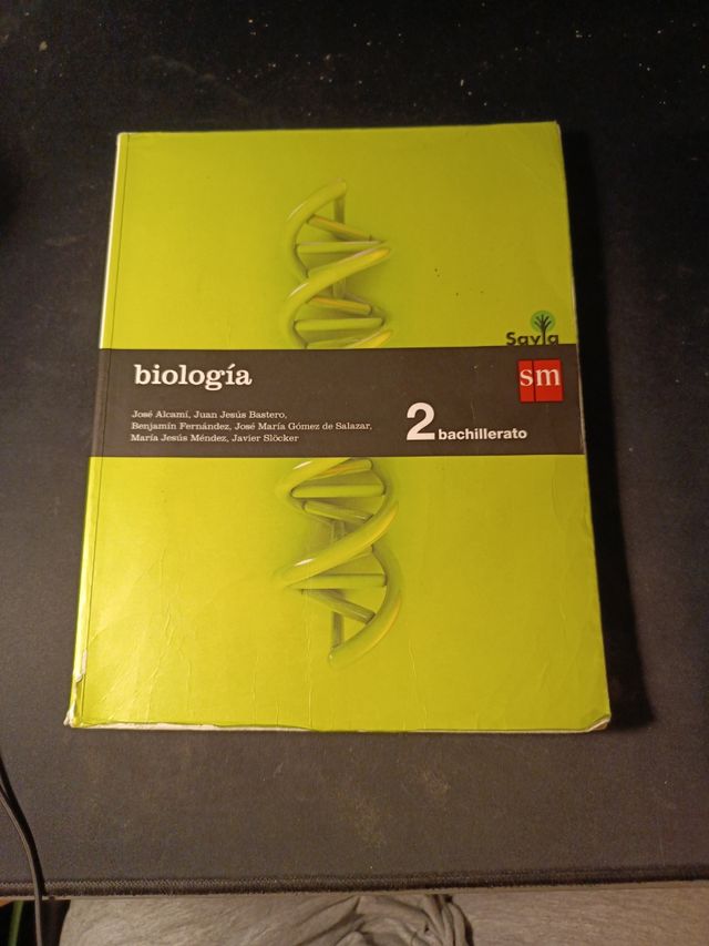Libro Biología 2°Bachillerato