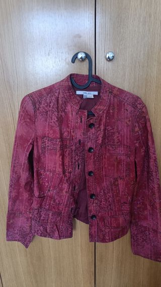 Americana con estampado oriental