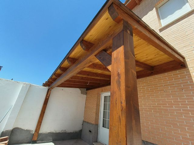 Mantenimiento porches madera