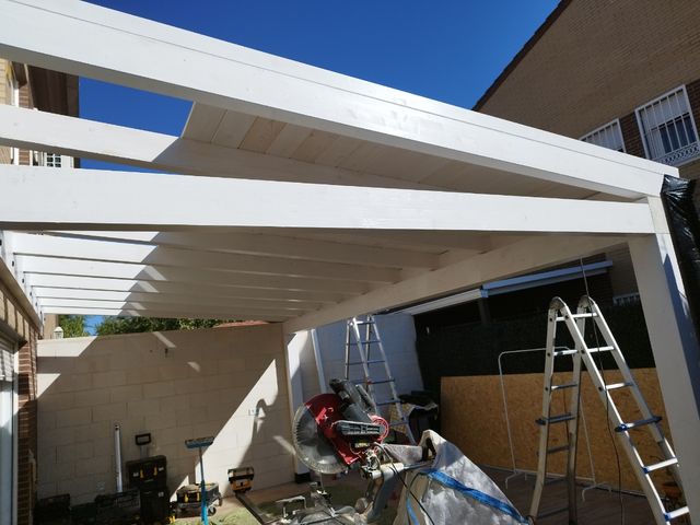 Mantenimiento porches madera