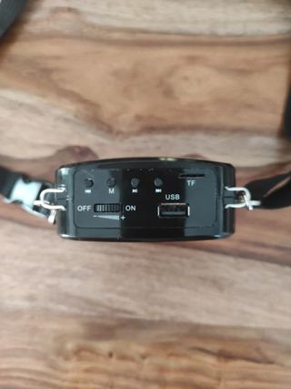 Amplificador de voz portatil