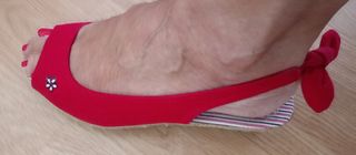Sandalias rojas