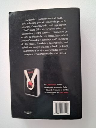 Crepúsculo Luna Nueva libro