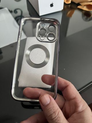 funda iphone 13 pro apta cargador magnetico