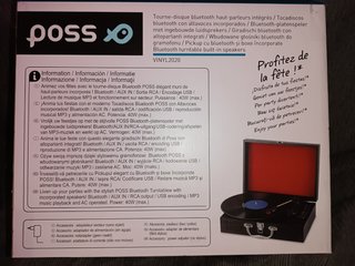 Tocadiscos con Bluetooth