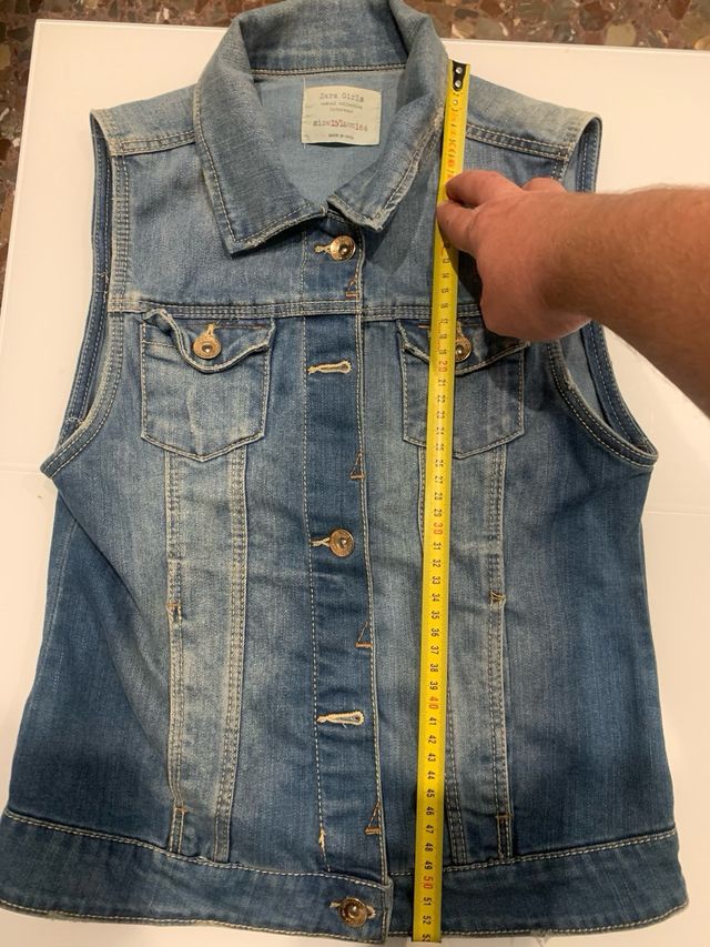 Chaleco Vaquero Zara