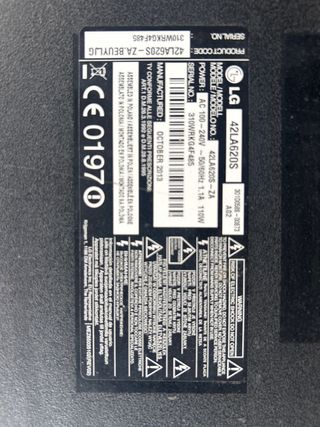 Fuente de Alimentacion Tv LG 42LA620S