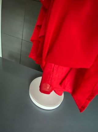 Vestido fiesta corto asimétrico Almatrichi 40